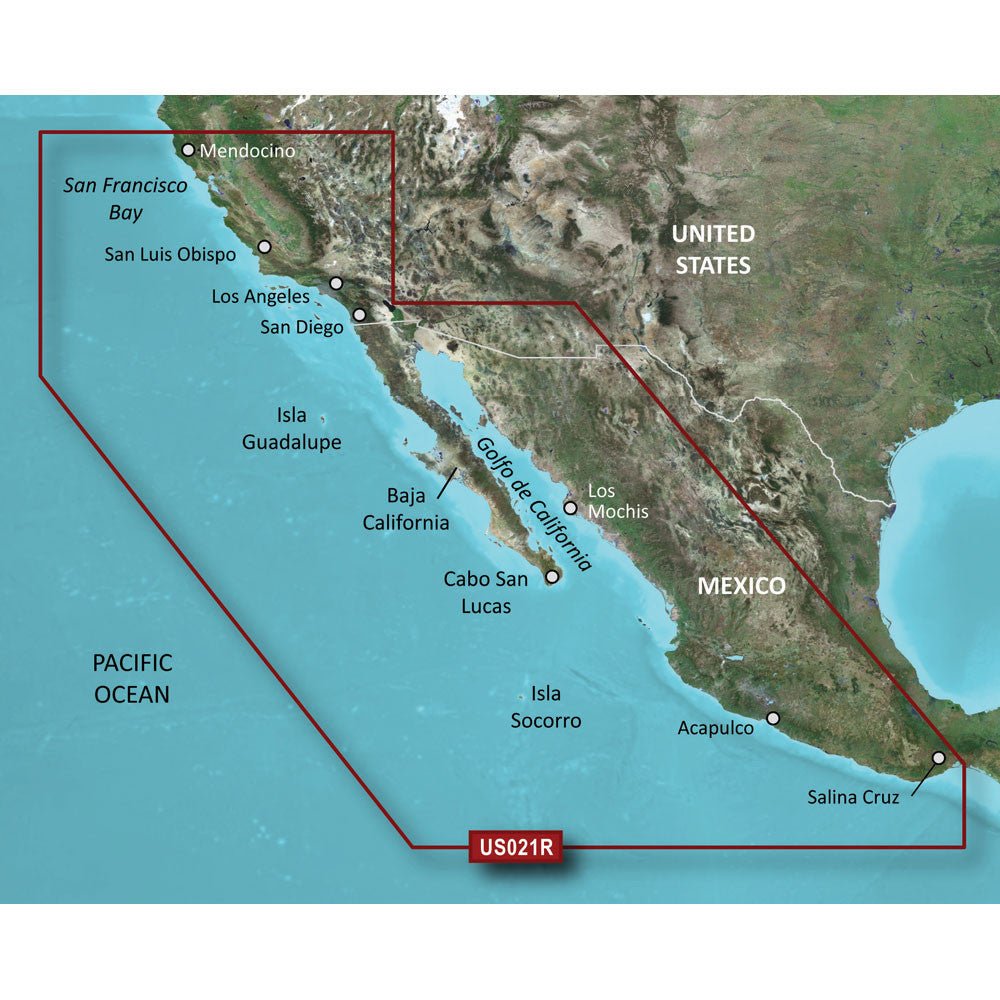 Garmin BlueChart g3 HD - HXUS021R - California - Mexico | SendIt Sailing