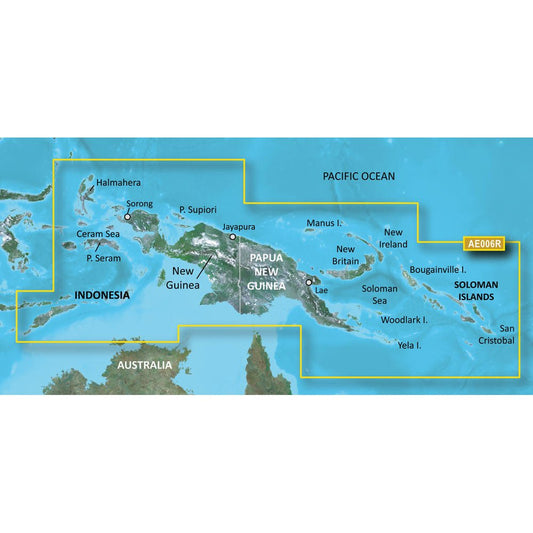 Garmin BlueChart g3 Vision HD - VAE006R - Timor Leste/New Guinea | SendIt Sailing