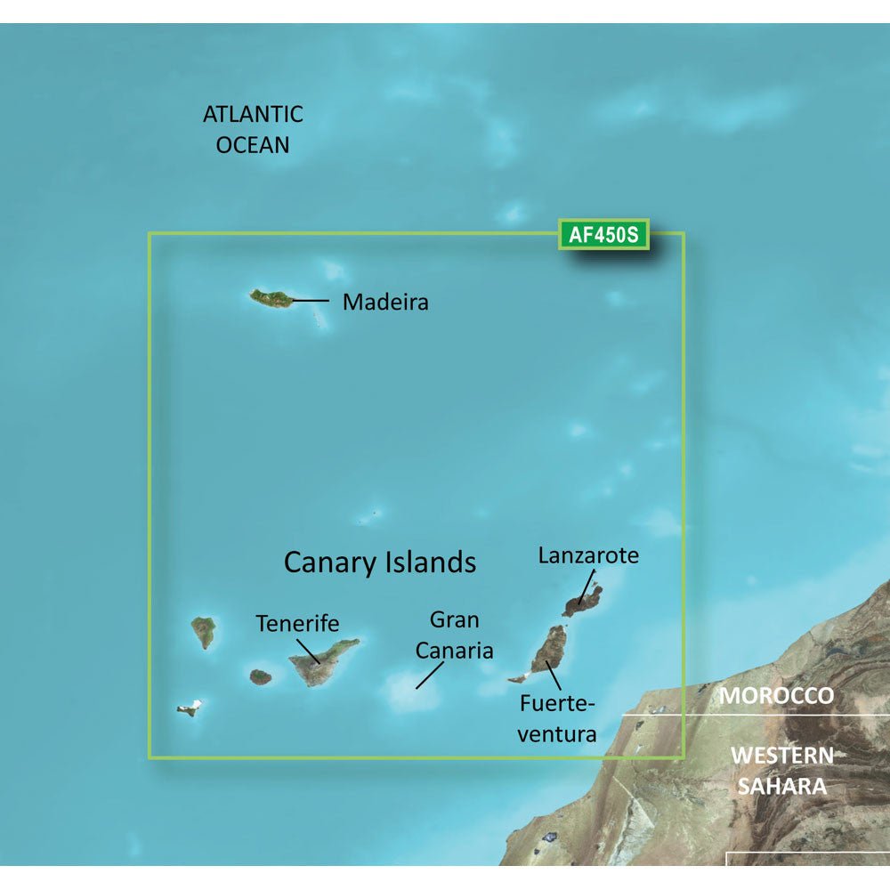 Garmin BlueChart g3 Vision HD - VAF450S - Madeira & Canary Islands | SendIt Sailing