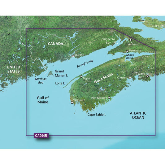 Garmin BlueChart g3 Vision HD - VCA004R - Bay of Fundy - microSD/SD | SendIt Sailing