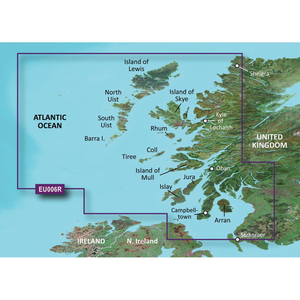 Garmin BlueChart g3 Vision HD - VEU006R - Scotland, West Coast | SendIt Sailing