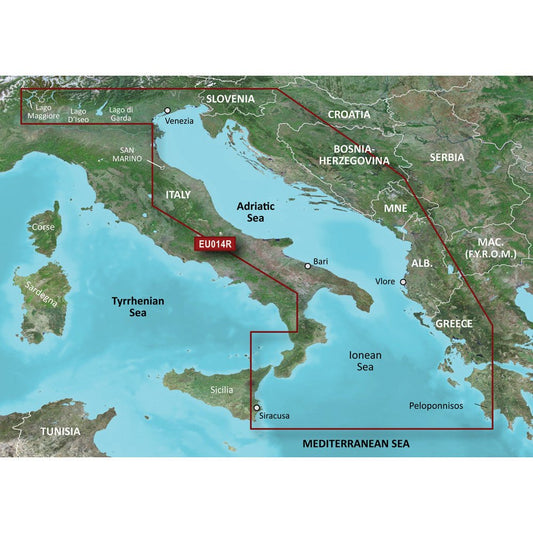 Garmin BlueChart g3 Vision HD - VEU014R - Italy, Adriatic Sea | SendIt Sailing