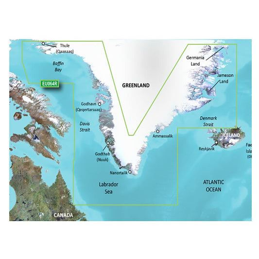 Garmin BlueChart g3 Vision HD - VEU064R - Greenland | SendIt Sailing