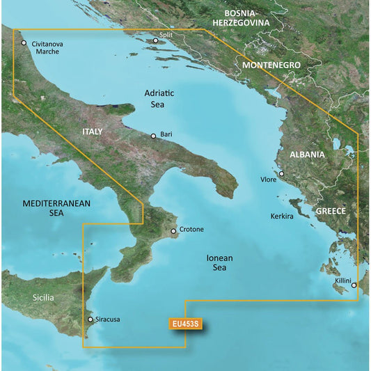 Garmin BlueChart g3 Vision HD - VEU453S - Adriatic Sea, South Coast | SendIt Sailing