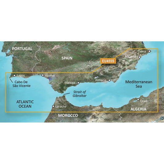 Garmin BlueChart g3 Vision HD - VEU455S - Alicante to Cabo de Sao Vicente | SendIt Sailing