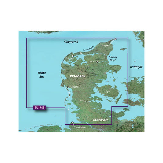 Garmin BlueChart g3 Vision HD - VEU474S - Alborg to the Eider | SendIt Sailing