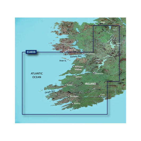 Garmin BlueChart g3 Vision HD - VEU483S - Galway Bay to Cork | SendIt Sailing