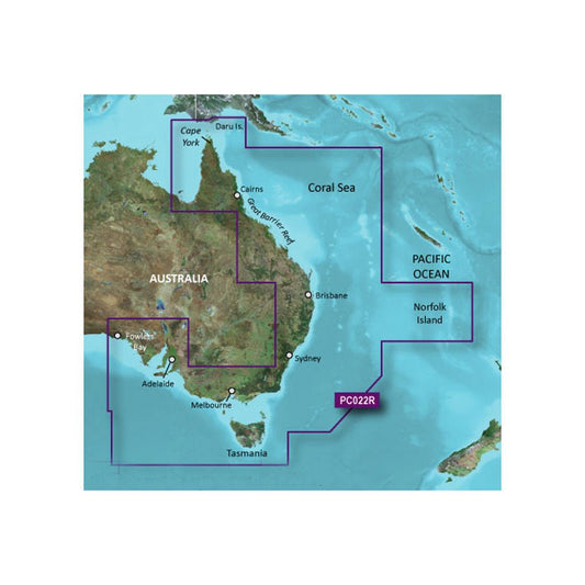 Garmin BlueChart g3 Vision HD - VPC022R - East Coast Australia | SendIt Sailing