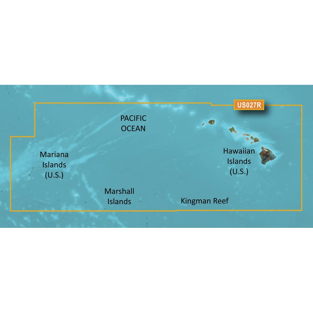 Garmin BlueChart g3 Vision HD - VUS027R - Hawaiian Islands - Mariana Islands | SendIt Sailing