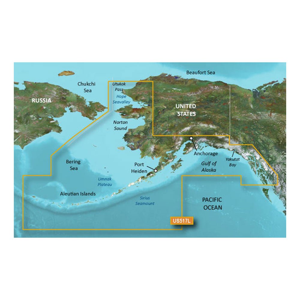 Garmin BlueChart g3 Vision HD - VUS517L - Alaska South | SendIt Sailing