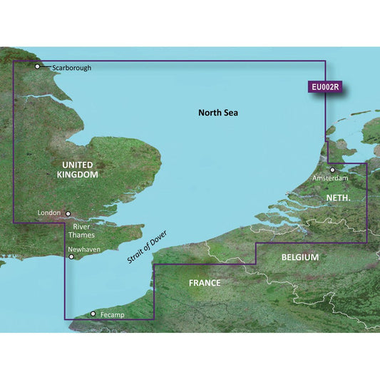 Garmin BlueChart g3 VisionHD - VEU002R - Dover to Amsterdam & England Southeast | SendIt Sailing