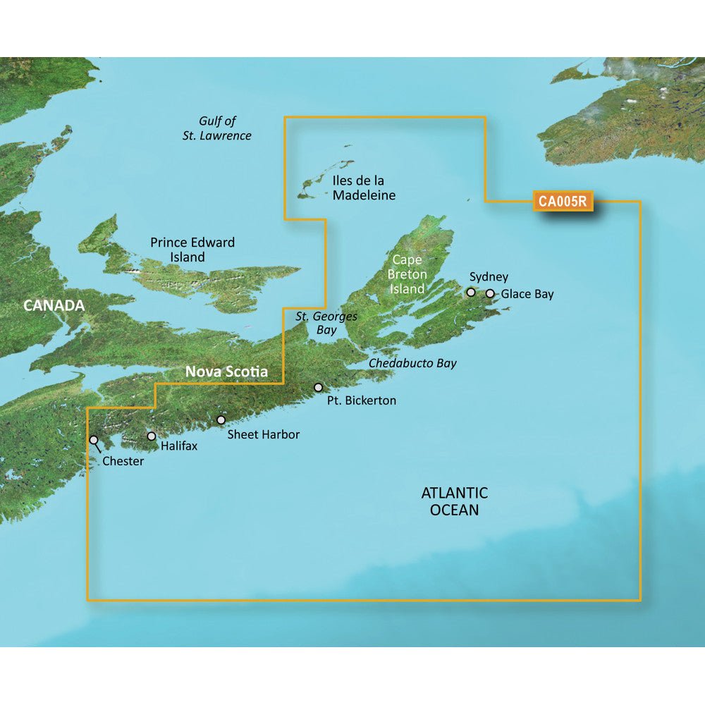 Garmin BlueChart g3 Vision HD - VCA005R - Halifax - Cape Breton | SendIt Sailing