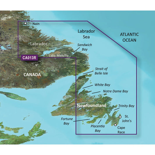 Garmin BlueChart g3 Vision HD - VCA013R - Labrador Coast | SendIt Sailing