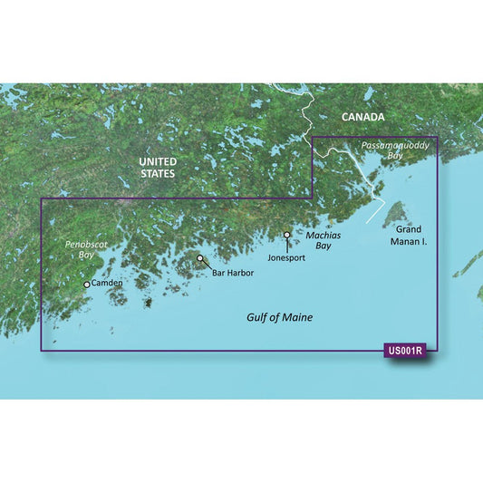 Garmin BlueChart g3 Vision HD - VUS001R - North Maine | SendIt Sailing