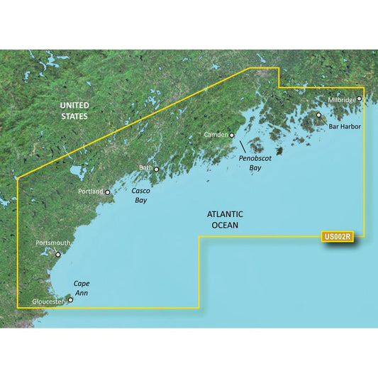 Garmin BlueChart g3 Vision HD - VUS002R - South Maine | SendIt Sailing
