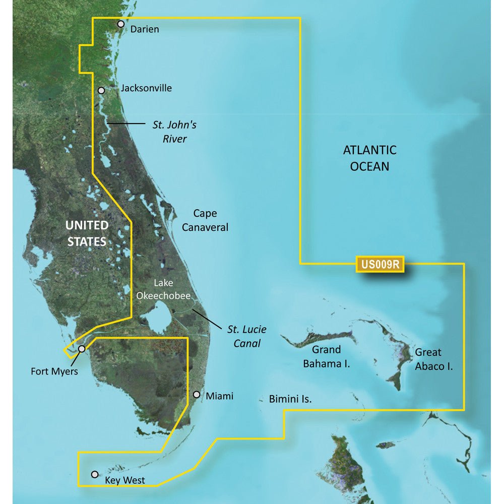 Garmin BlueChart g3 Vision HD - VUS009R - Jacksonville - Key West | SendIt Sailing