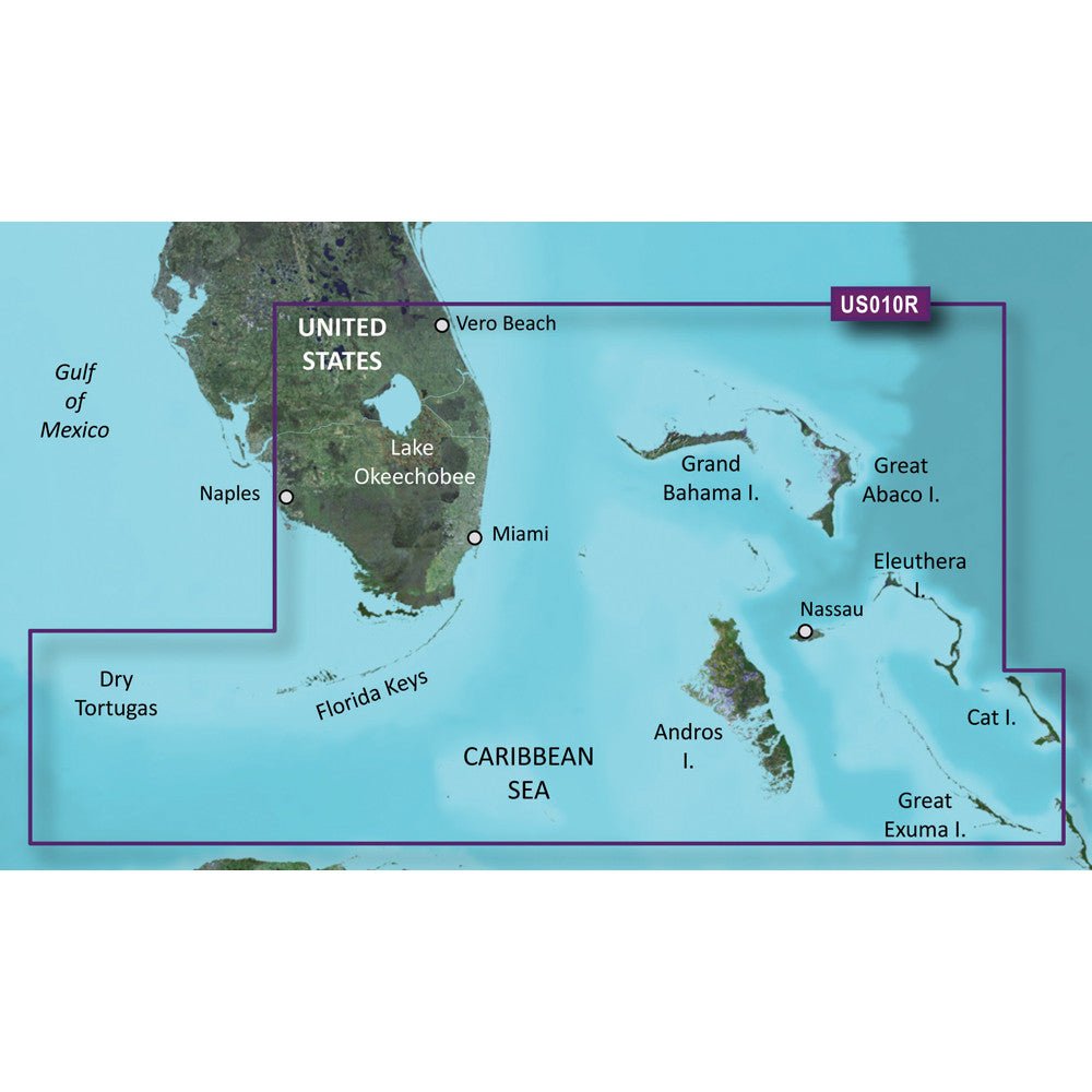 Garmin BlueChart g3 Vision HD - VUS010R - Southeast Florida | SendIt Sailing
