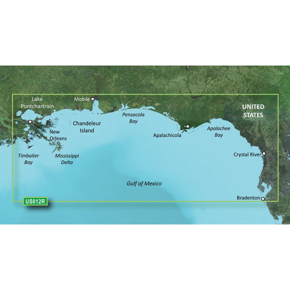 Garmin BlueChart g3 Vision HD - VUS012R - Tampa - New Orleans | SendIt Sailing