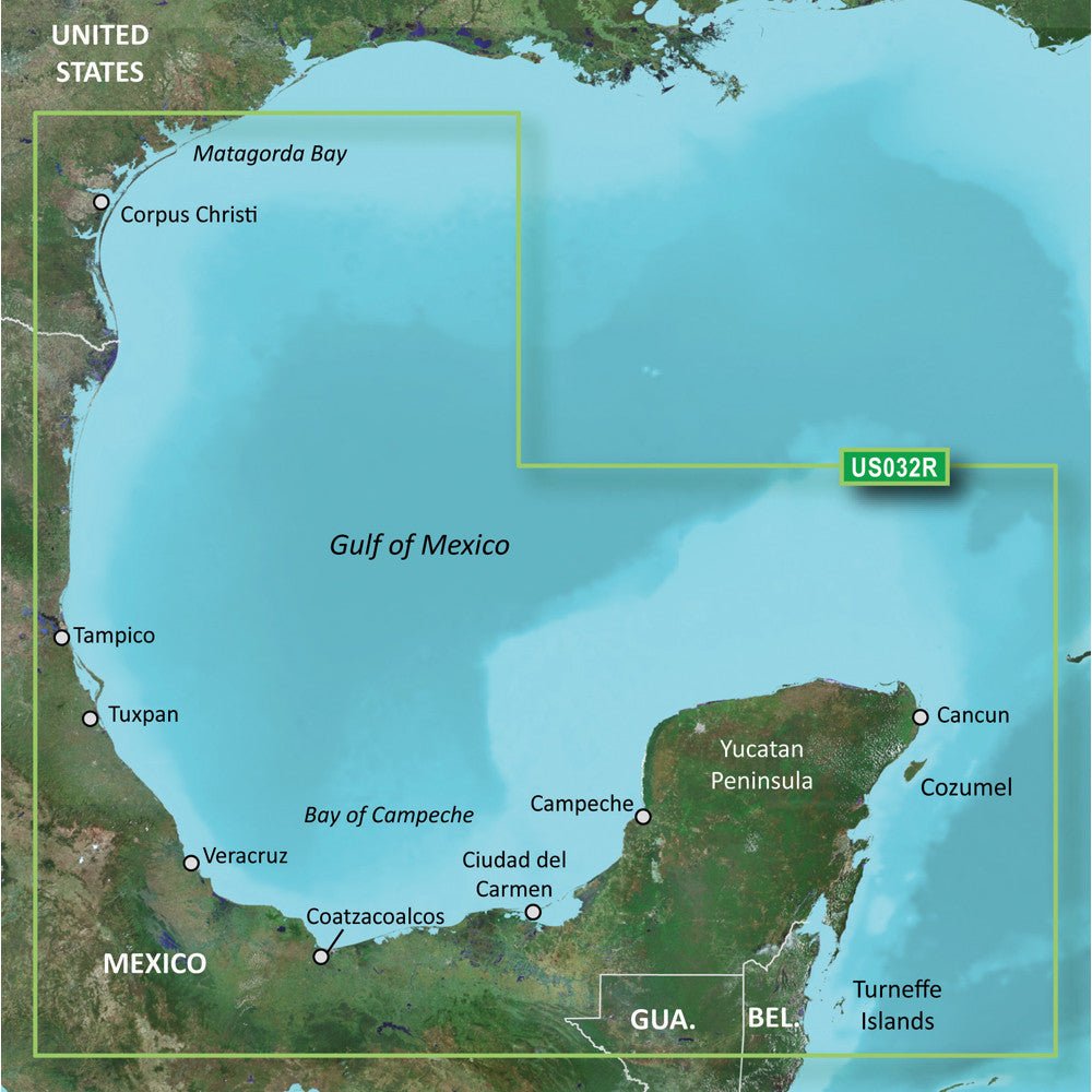 Garmin BlueChart g3 Vision HD - VUS032R - Southern Gulf of Mexico | SendIt Sailing