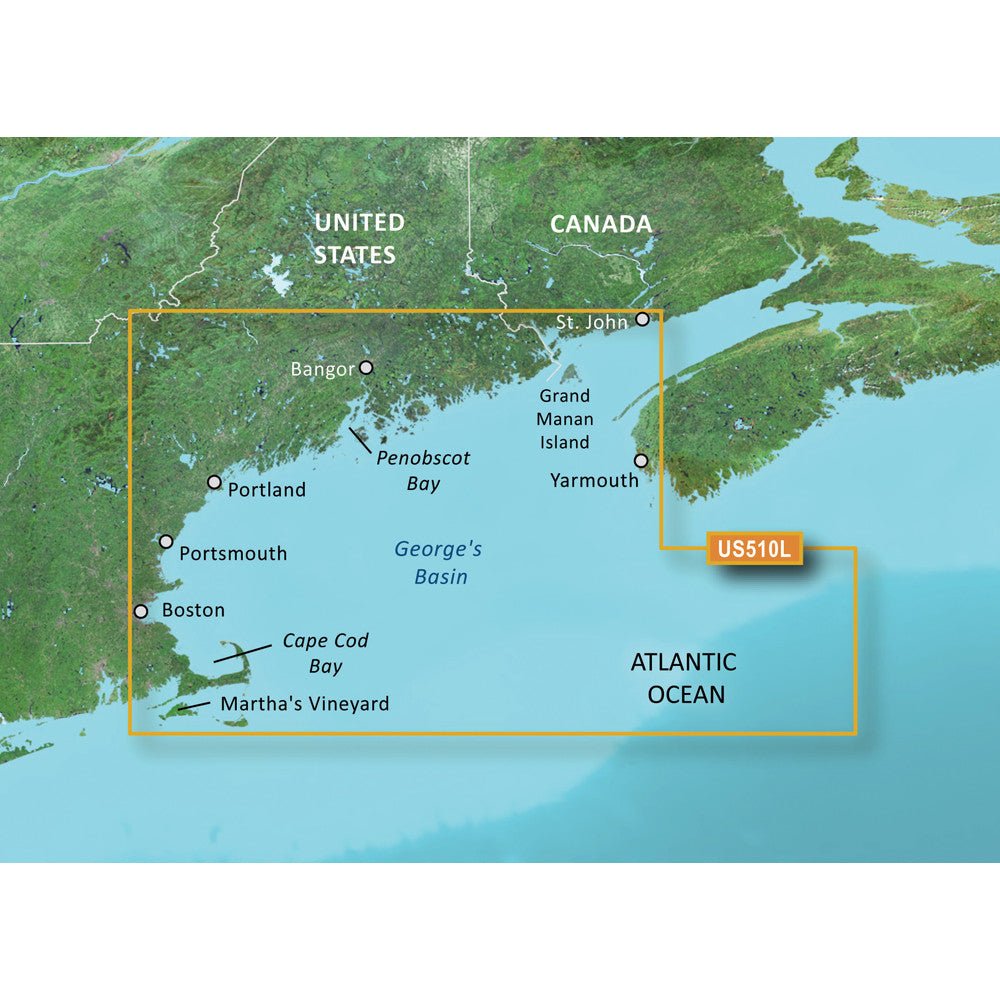 Garmin BlueChart g3 Vision HD - VUS510L - St. John - Cape Cod | SendIt Sailing