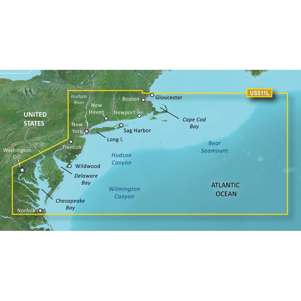 Garmin BlueChart g3 Vision HD - VUS511L - Boston - Norfolk | SendIt Sailing