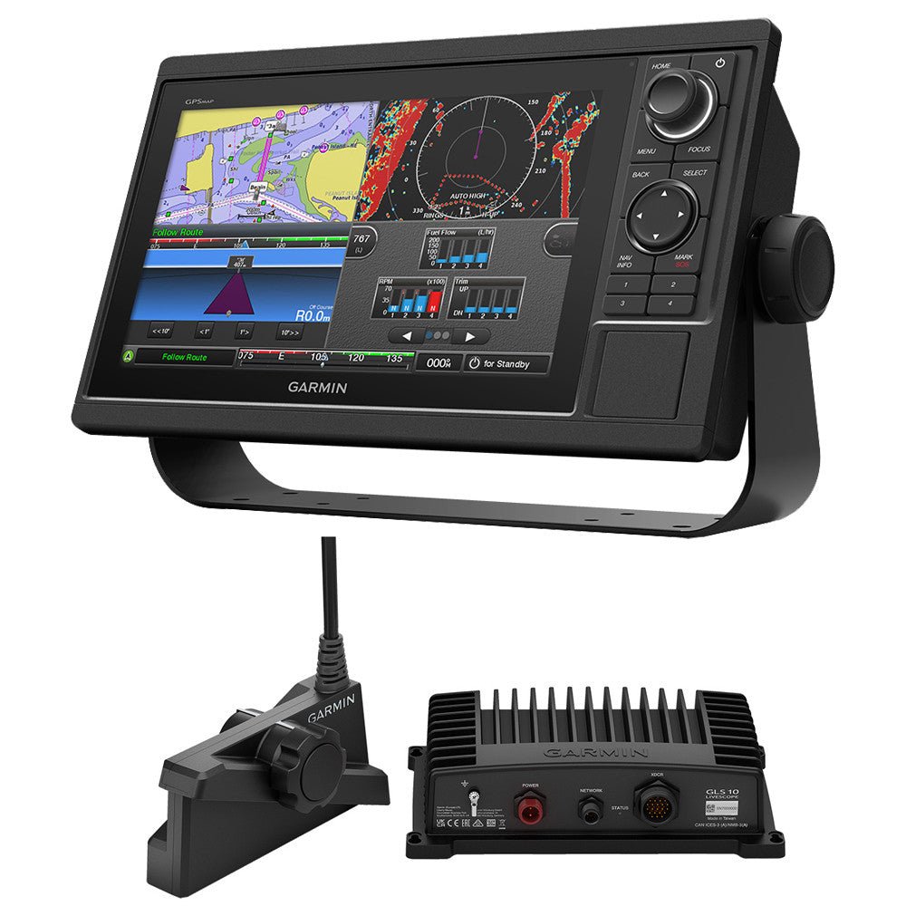 Garmin GPSMAP 1022 LiveScope Plus Bundle with LVS34 Transducer | SendIt Sailing