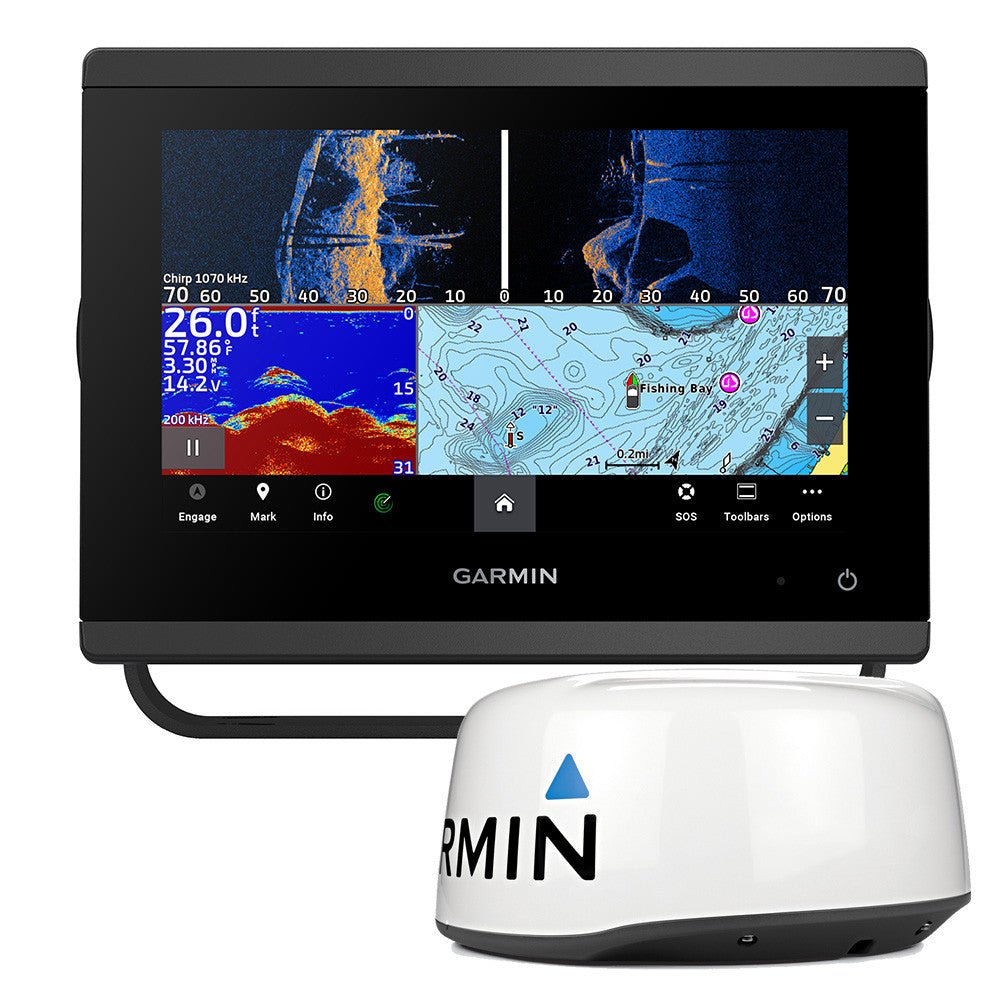 Garmin GPSMAP 743xsv Combo GPS/Fishfinder GN+ with GMR 18HD+ | SendIt Sailing