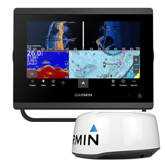 Garmin GPSMAP 743xsv Combo GPS/Fishfinder GN+ with GMR 18HD+ | SendIt Sailing