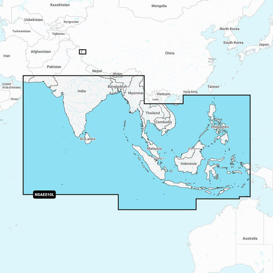 Garmin Navionics+ NSAE010L - Indian Ocean & South China Sea | SendIt Sailing