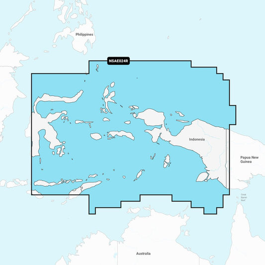 Garmin Navionics+ NSAE024R - Central West Papua & East Sulawesi | SendIt Sailing
