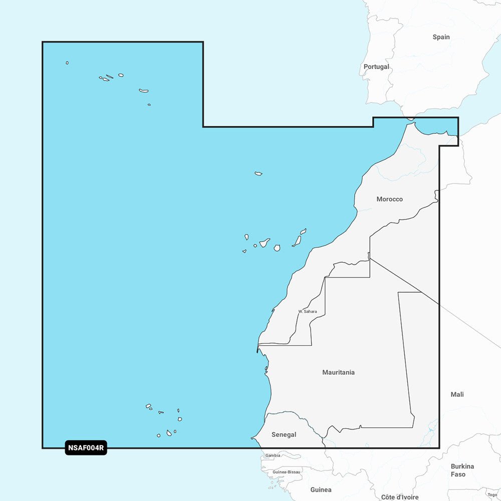 Garmin Navionics+ NSAF004R - Africa, Northwest | SendIt Sailing