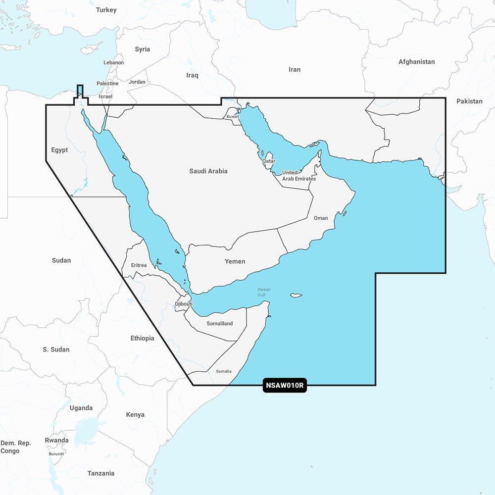 Garmin Navionics+ NSAW010R - The Gulf & Red Sea | SendIt Sailing