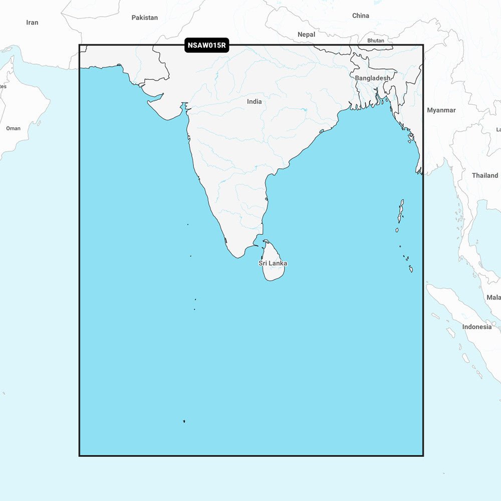 Garmin Navionics+ NSAW015R - Indian Subcontinent | SendIt Sailing