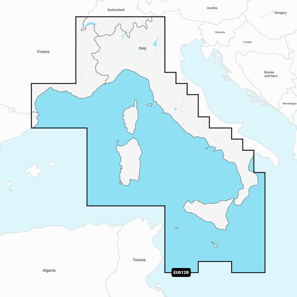 Garmin Navionics+ NSEU012R - Mediterranean Sea, Central West | SendIt Sailing