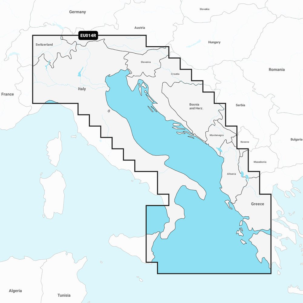 Garmin Navionics+ NSEU014R - Italy, Adriatic Sea | SendIt Sailing