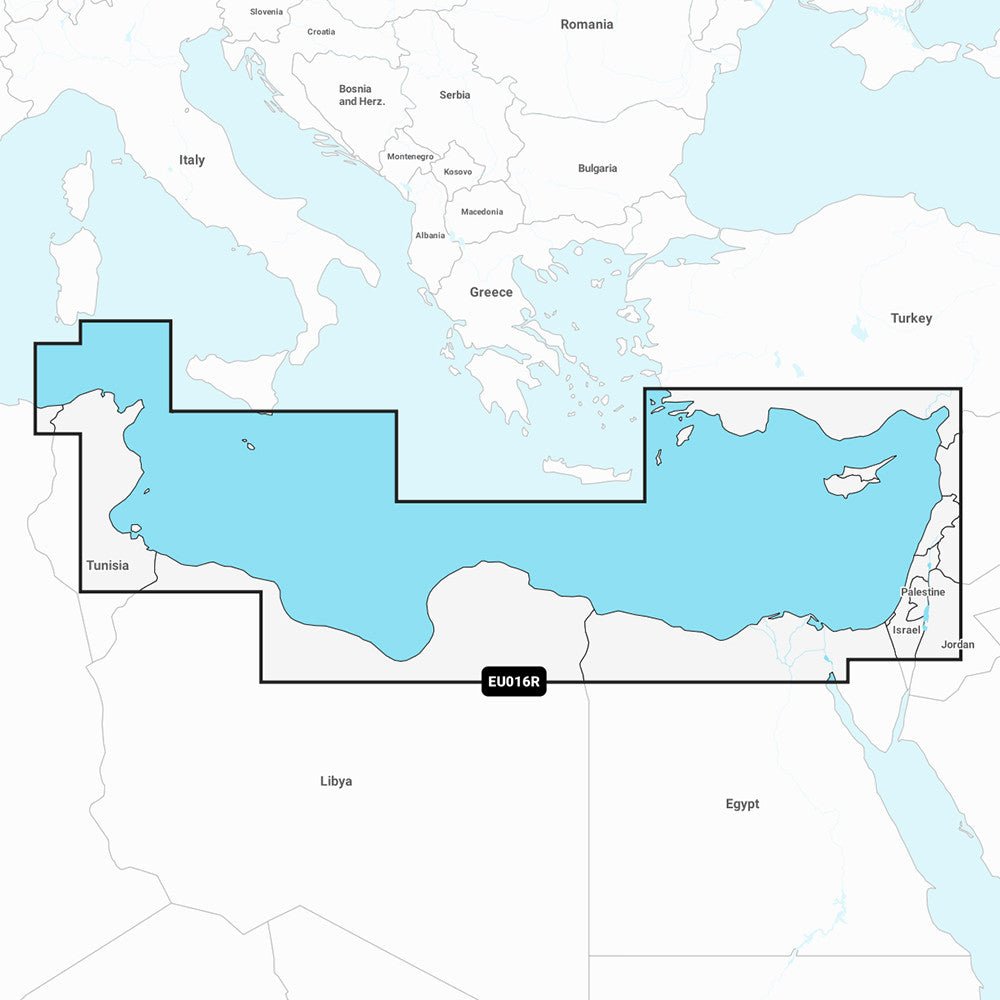 Garmin Navionics+ NSEU016R - Mediterranean Sea, Southeast | SendIt Sailing