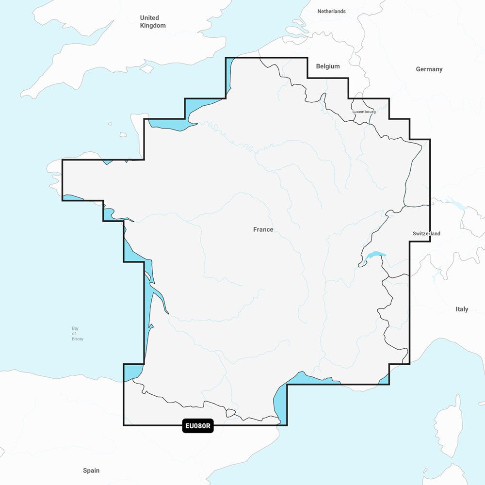 Garmin Navionics+ NSEU080R - France, Lakes & Rivers | SendIt Sailing