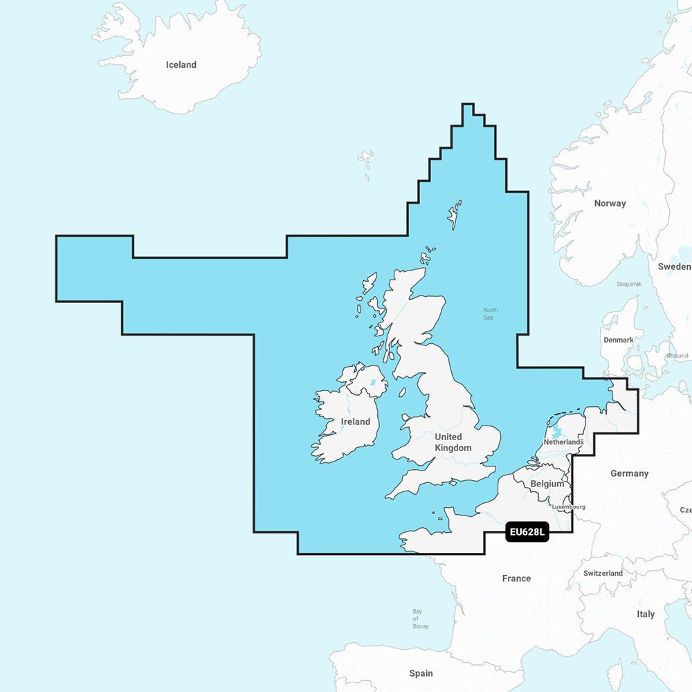 Garmin Navionics+ NSEU628L - U.K., Ireland &; Holland | SendIt Sailing