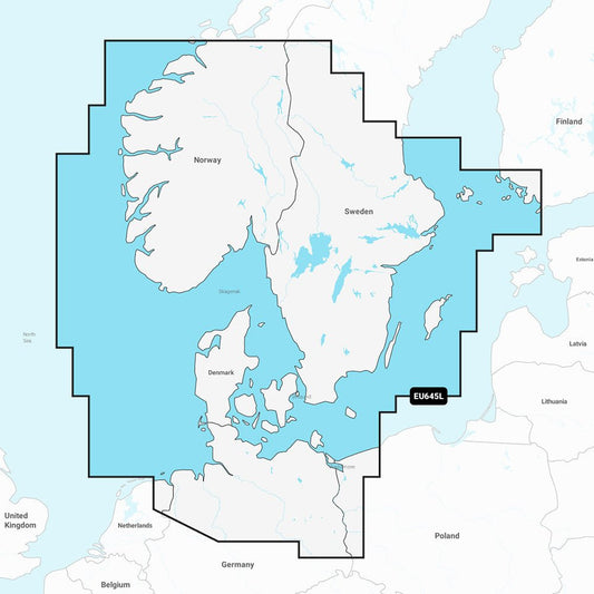 Garmin Navionics+ NSEU645L - Skagerrak & Kattegat | SendIt Sailing