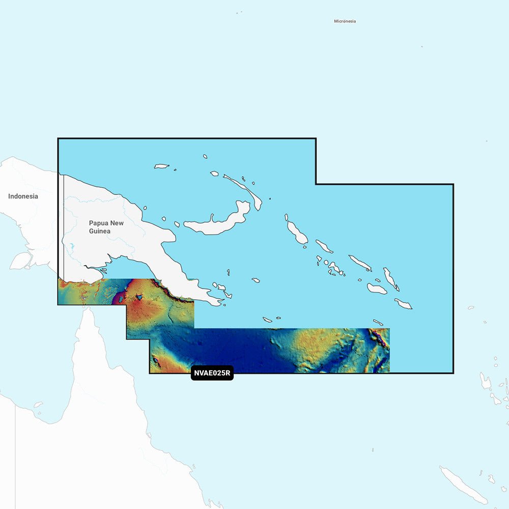 Garmin Navionics Vision+ NVAE025R - Papua New Guinea & Solomon Islands | SendIt Sailing