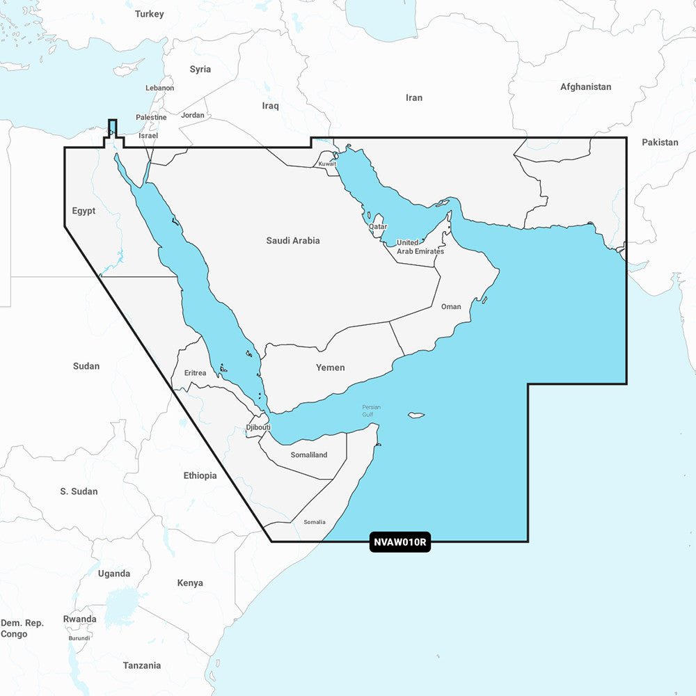 Garmin Navionics Vision+ NVAW010R - The Gulf & Red Sea | SendIt Sailing