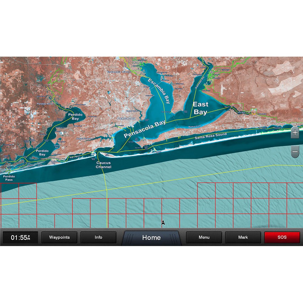 Garmin Standard Mapping - Emerald Coast Premium - SendIt Sailing
