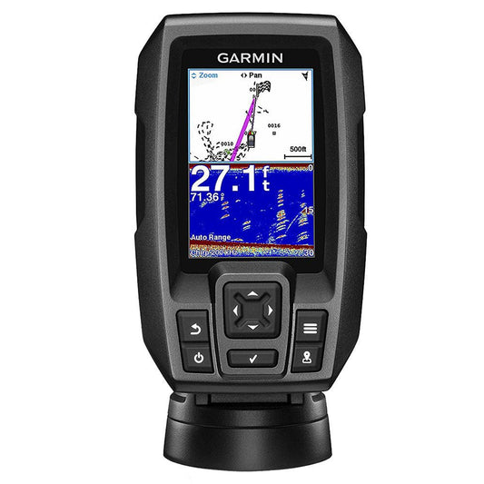 GARMIN STRIKER 4 FISHFINDER with 4-PIN, 77/200KHZ TM TRANSDUCER | SendIt Sailing