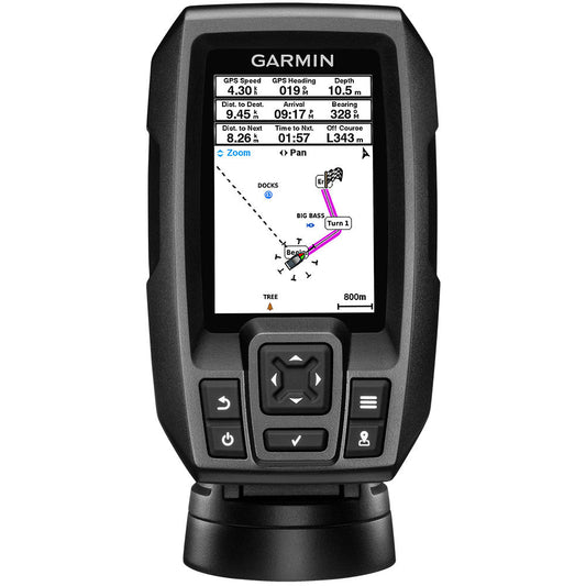 GARMIN STRIKER 4 FISHFINDER WORLDWIDE VERSION with 77/200KHZ - 4-PIN TRANSDUCER with | SendIt Sailing