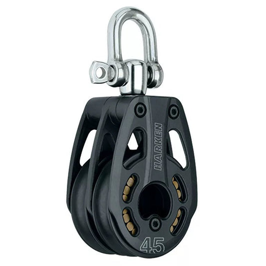 Harken 45mm Aluminum Double Block Swivel | SendIt Sailing