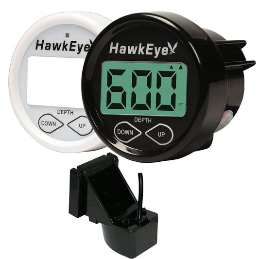 Hawkeye Depthtrax In-Dash Digital Depth Gauge - Transom Mount | SendIt Sailing