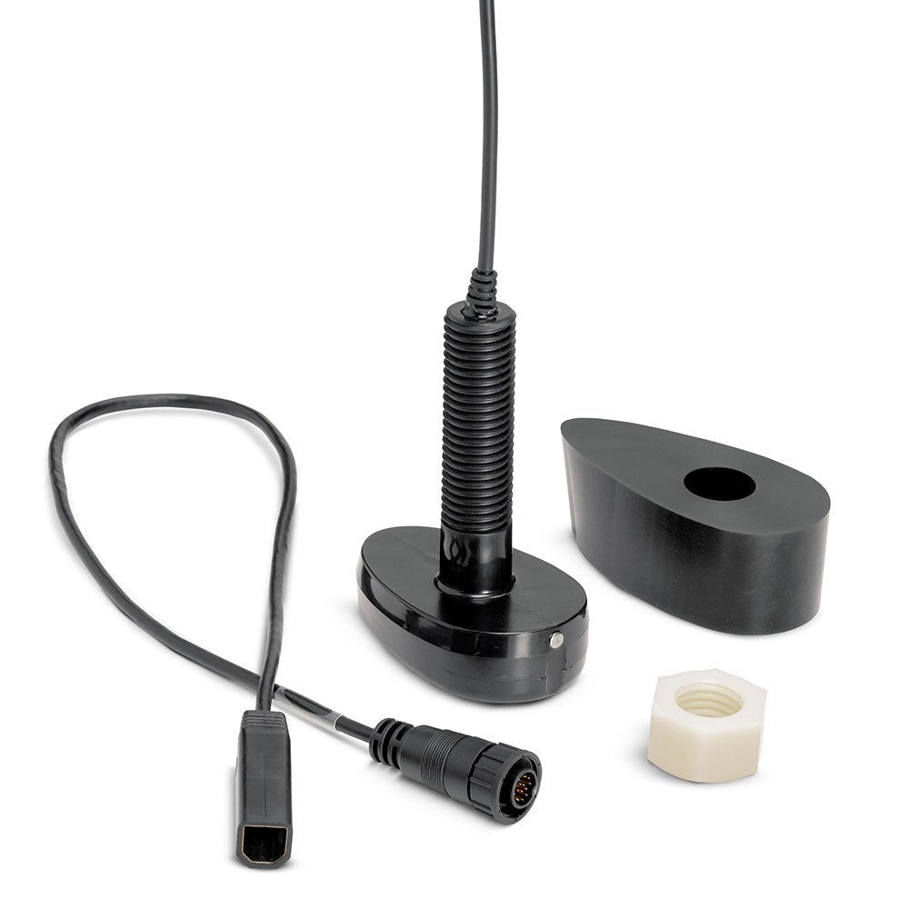 Humminbird XPTH-9-HW-T Dual Spectrum CHIRP Plastic Thru-Hull Transducer with Temp | SendIt Sailing