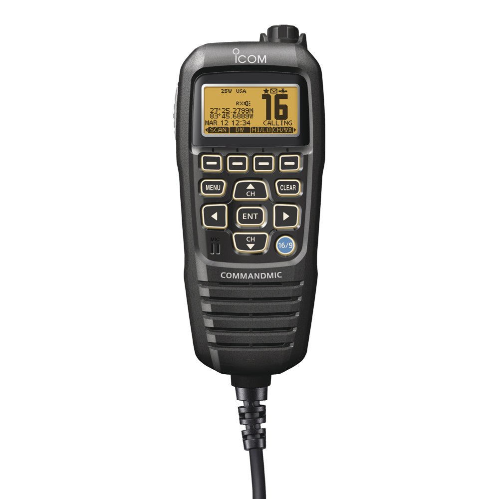 Icom CommandMic IV - Black | SendIt Sailing