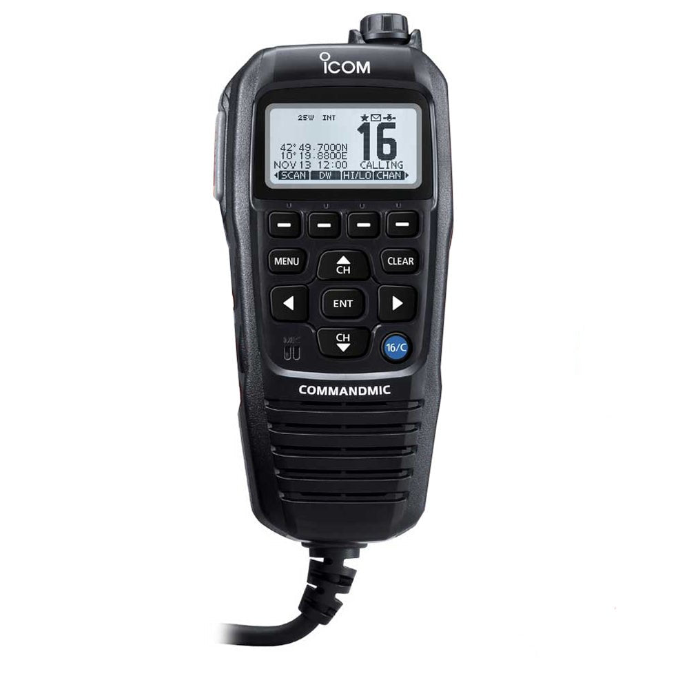 Icom HM-195GB CommandMic IV - Black | SendIt Sailing