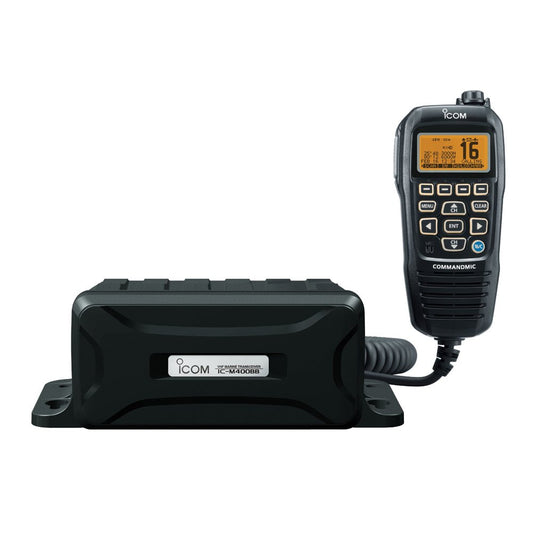 Icom M400BB VHF Marine Black Box Radio with Black Command Mic | SendIt Sailing